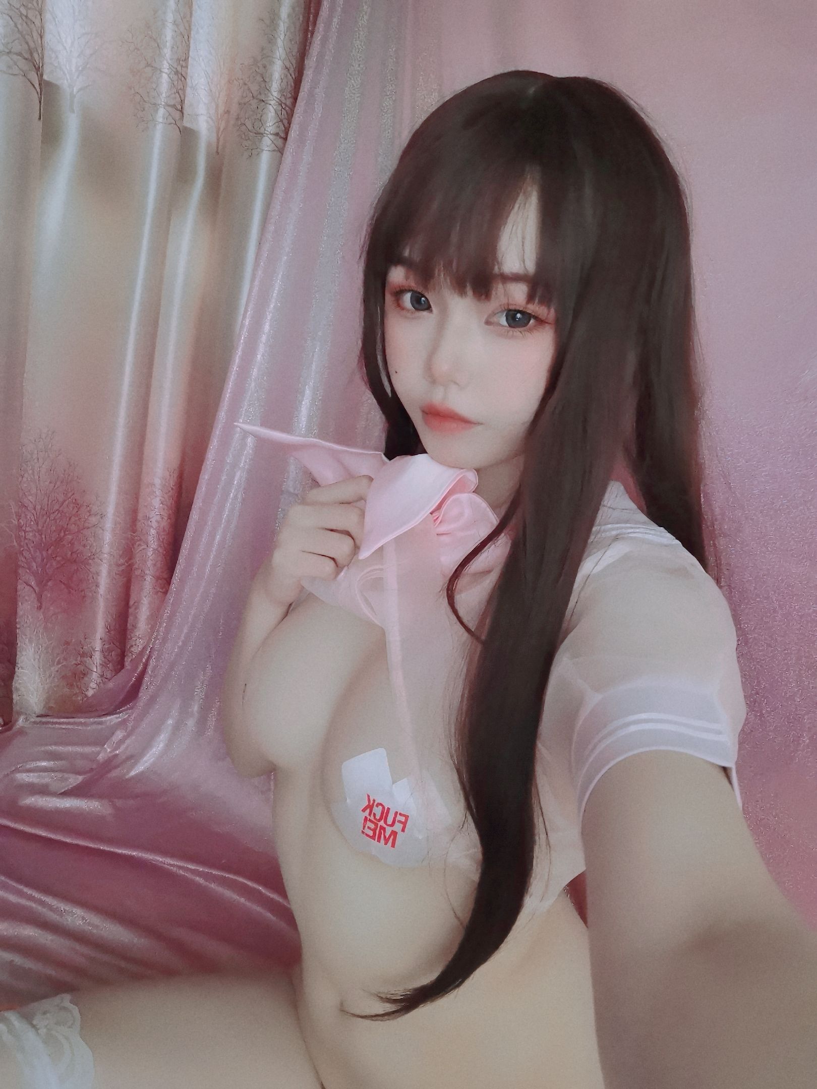 七月喵子–粉嫩水手服插图8